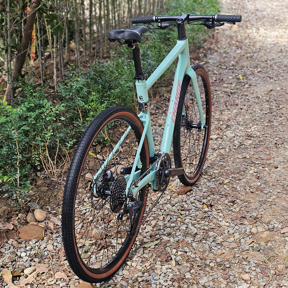 Folding Bike GF-901G | Road Bike, Gravel 700C Lightweight, E-bike Kit Compatible | CHANGE