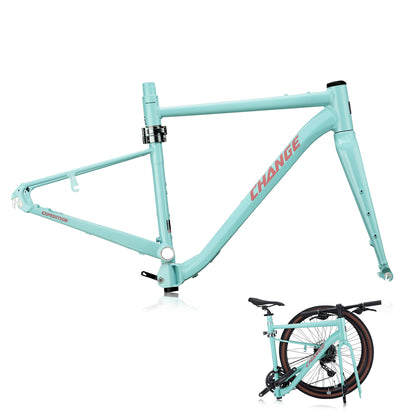 Folding Bike Frame GV-10G | Gravel Lightweight, E-bike Kit Compatible | CHANGE