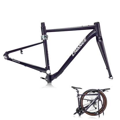 Touring Bike Frame GV-10P | Foldable Cycle Frame, Lightweight | CHANGE