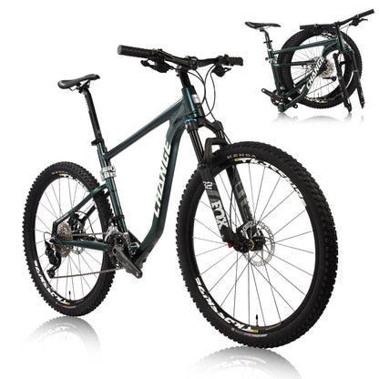 Folding MTB DF-912G | 27.5" Best Foldable Bike, E-bike Kit Compatible | CHANGE